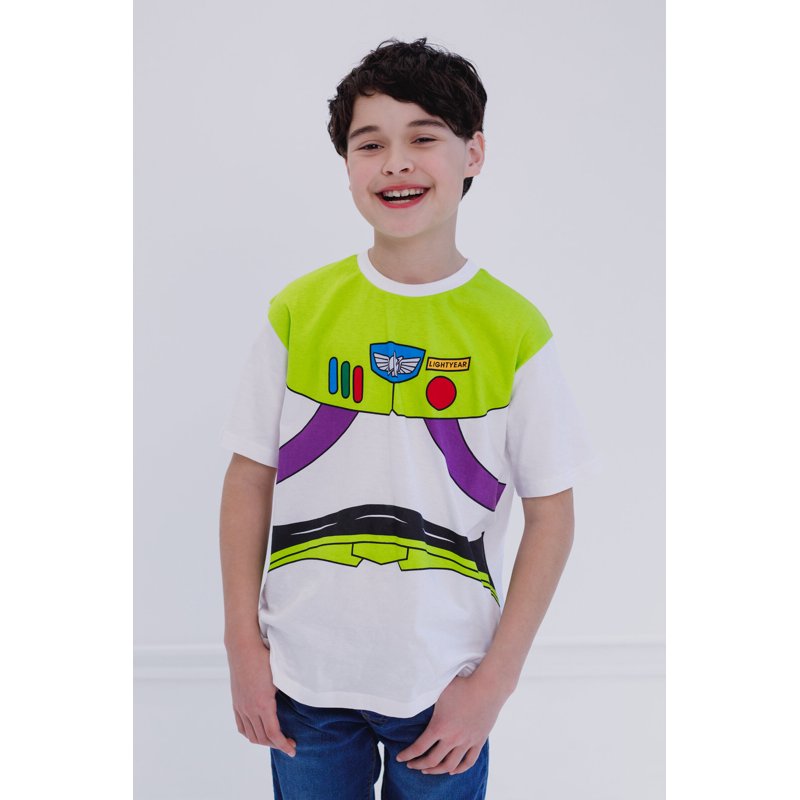Disney Pixar Toy Story Buzz Lightyear Infant Baby Boys Matching Family Cosplay T-Shirt Infant To Big Kid