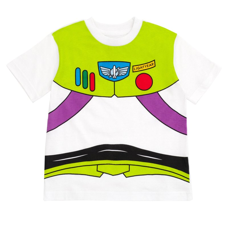Disney Pixar Toy Story Buzz Lightyear Infant Baby Boys Matching Family Cosplay T-Shirt Infant To Big Kid