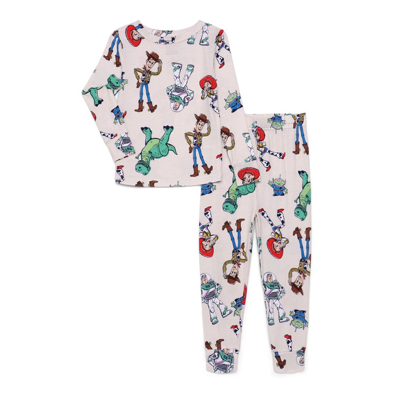 Disney Pixar Toy Story Toddler Unisex Long Sleeve Top and Pants 2-Piece Pajama Set Size 12M-5T
