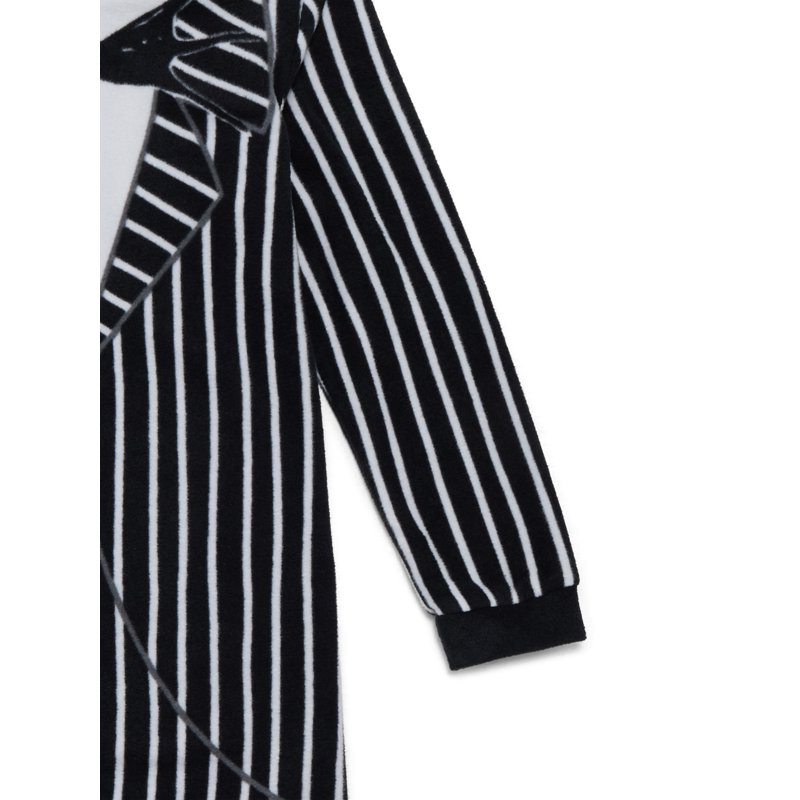 Disney The Nightmare Before Christmas Boys Jack Skellington Hooded Union Suit Sizes 4-12