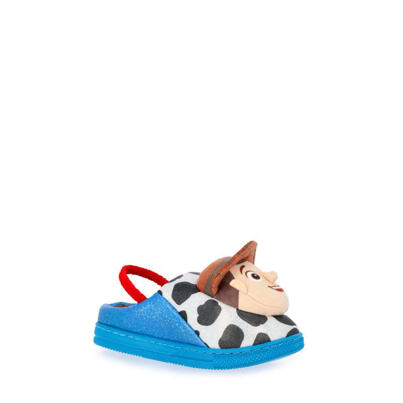 Disney Toy Story Toddler Girls 3D Character Slippers With Back Strap