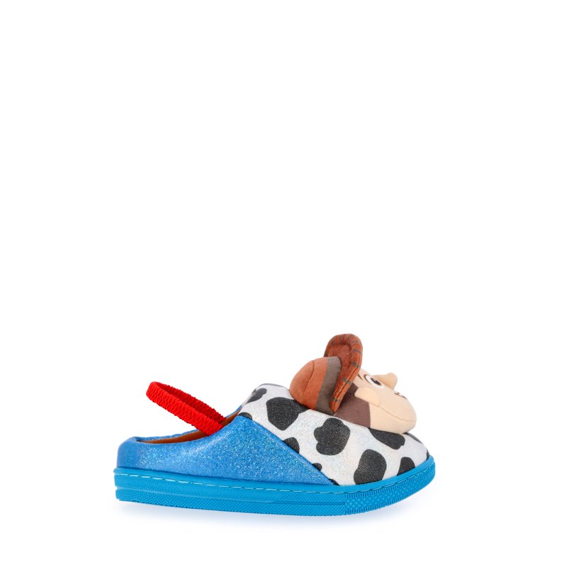 Disney Toy Story Toddler Girls 3D Character Slippers With Back Strap