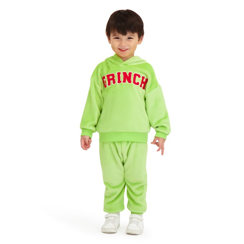 Dr. Seuss The Grinch Toddler Unisex Hoodie And Jogger Set Sizes 12M-5T