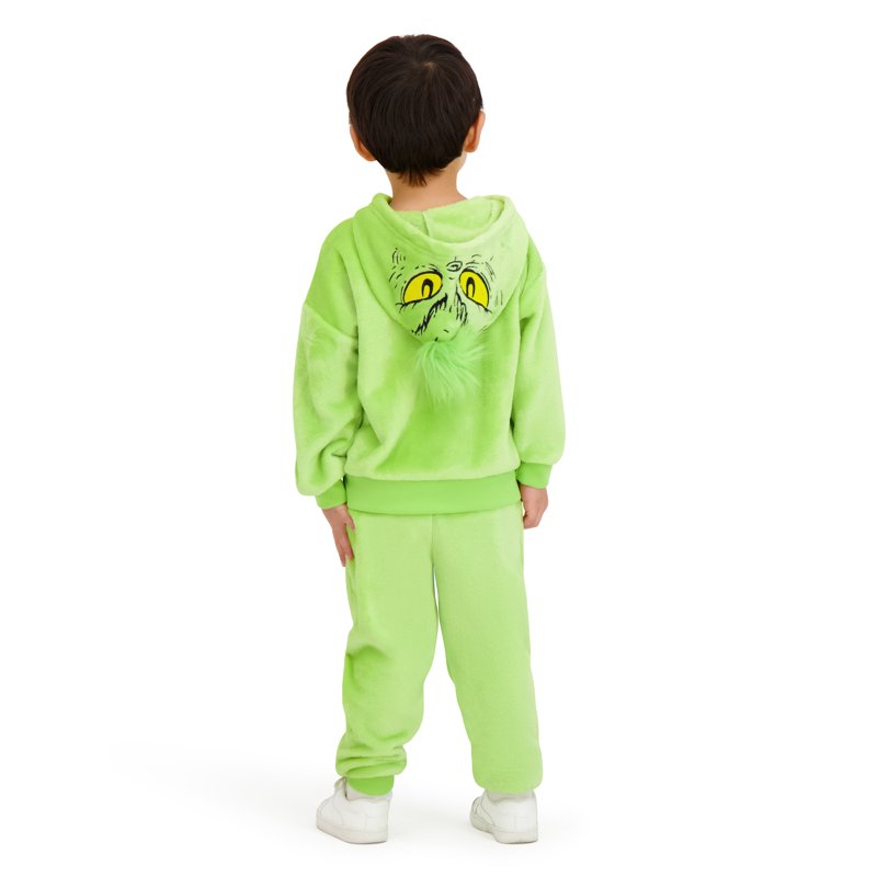 Dr. Seuss The Grinch Toddler Unisex Hoodie And Jogger Set Sizes 12M-5T