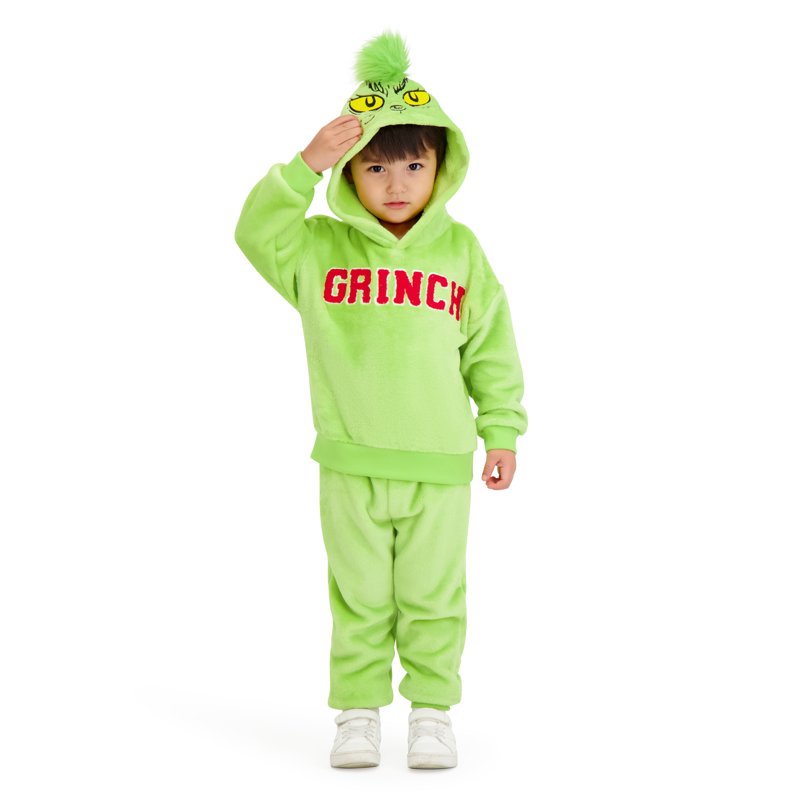 Dr. Seuss The Grinch Toddler Unisex Hoodie and Jogger Set Sizes 12M-5T