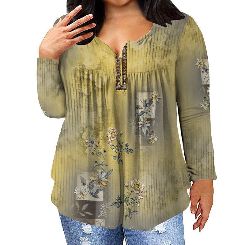 Dyegold Bohemian Clothes For Women Teen Girls Fall Blouse Women's Plus Size Tops Western Ladies ​Dressy Casual Tops ​Bohemian Tops For Women ​Your Orders