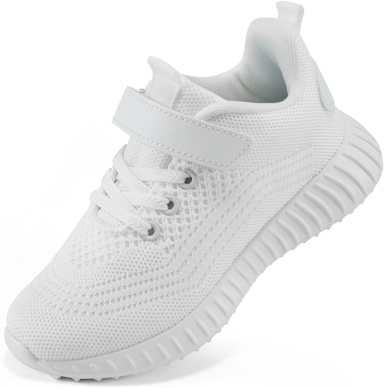 Ecetana Kids Sneakers Lightweight Breathable Mesh Sports Running Shoes for Boys Girls