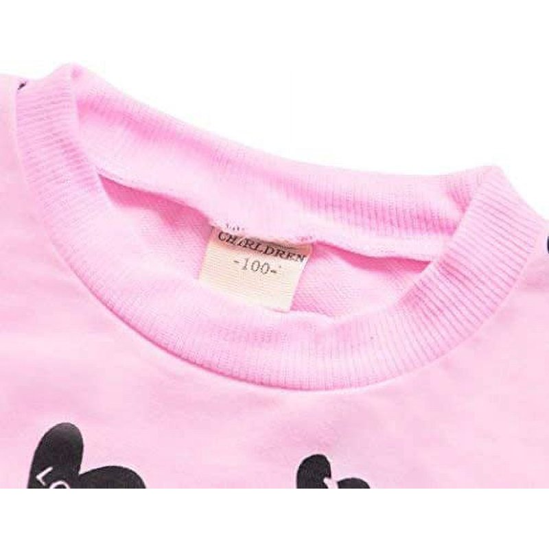 FEDPOP Girls Clothes Outfits Sets Sweatshirt Top & Long Pantskirts Sets Size 8