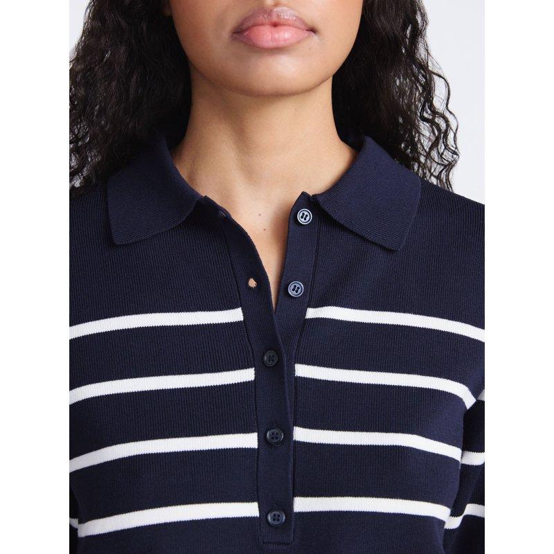 Free Assembly Women's Collared Sweater Tee With Puff Sleeves Lightweight Sizes XS-XXL