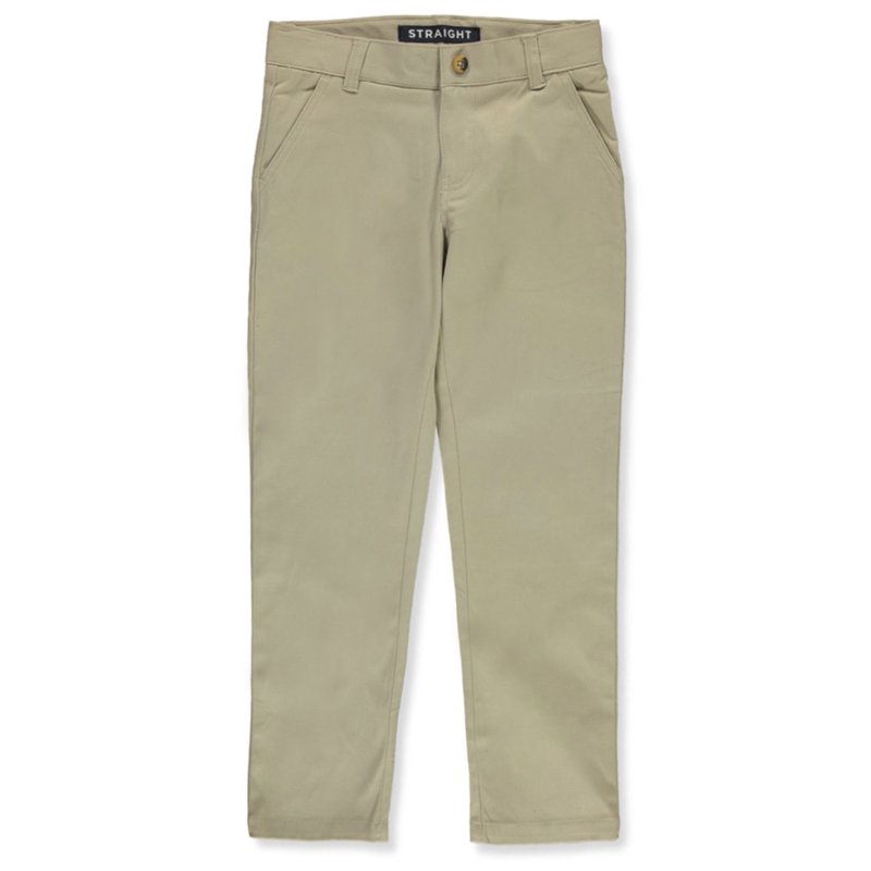 French Toast Boys Adjustable Waist Stretch Straight Fit Chino Pant