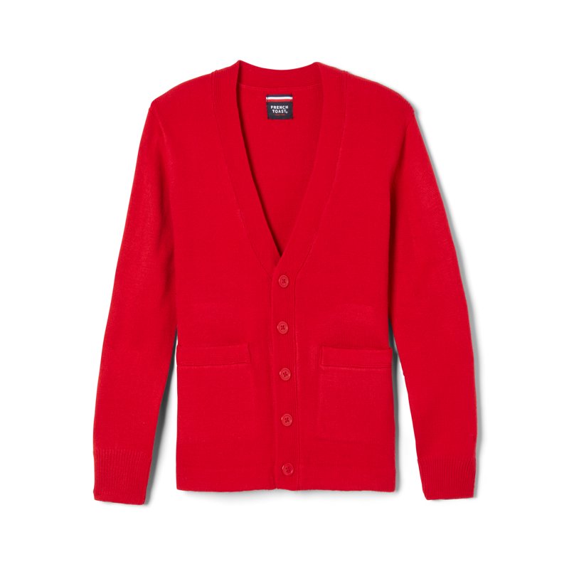 French Toast Boys School Uniform Anti-Pill V-Neck Cardigan Sweater (Little Boys & Big Boys)