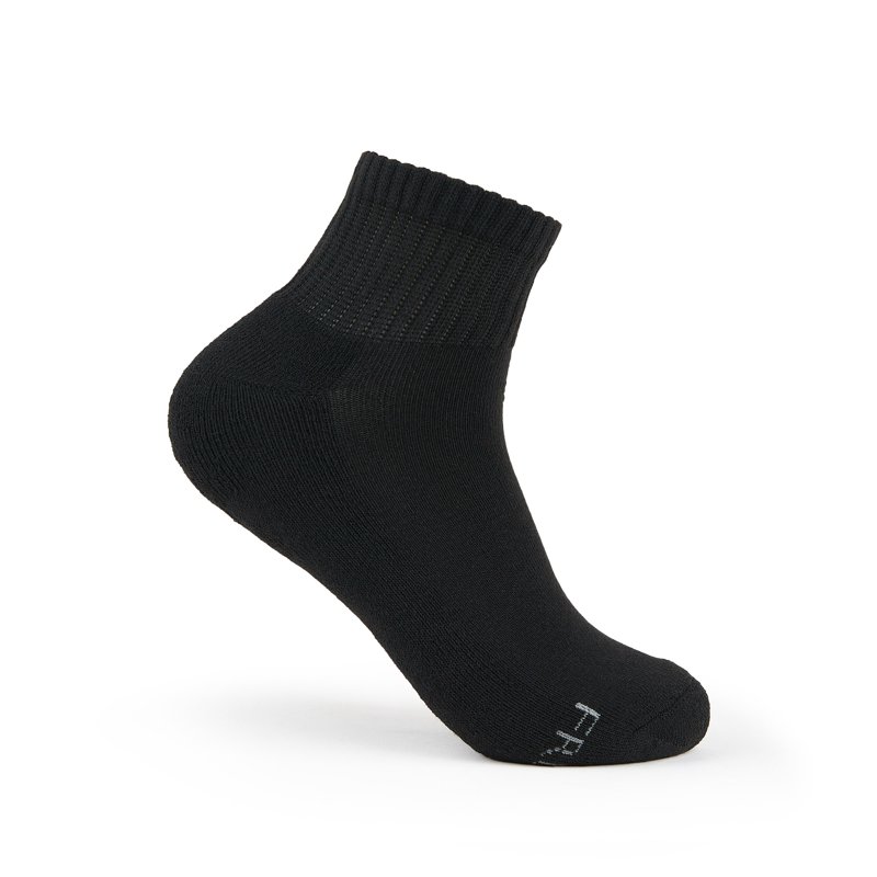 Fruit Of The Loom All Day Comfort Ankle Socks For Women Black Sizes 4-10 (6-Pack)