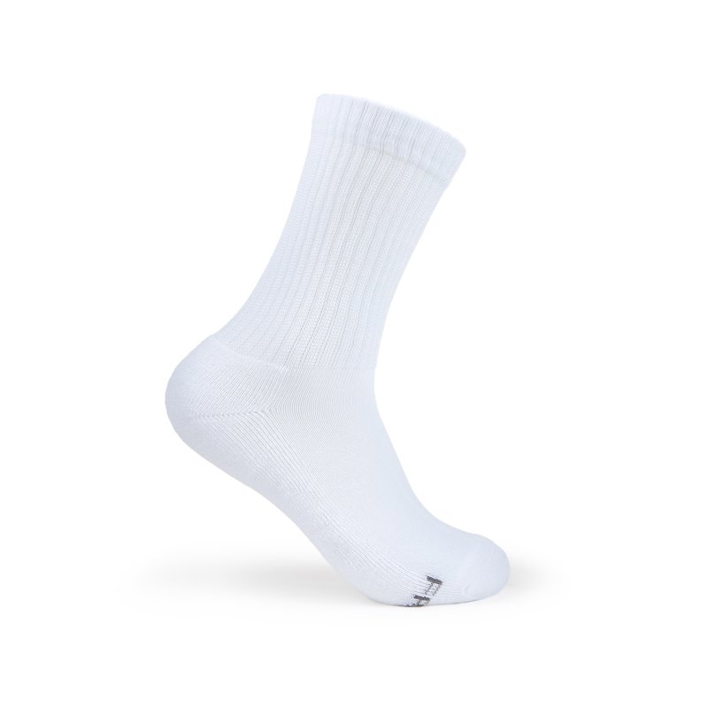 Fruit Of The Loom All Day Comfort Crew Socks For Women White Sizes 4-10 (6-pack)