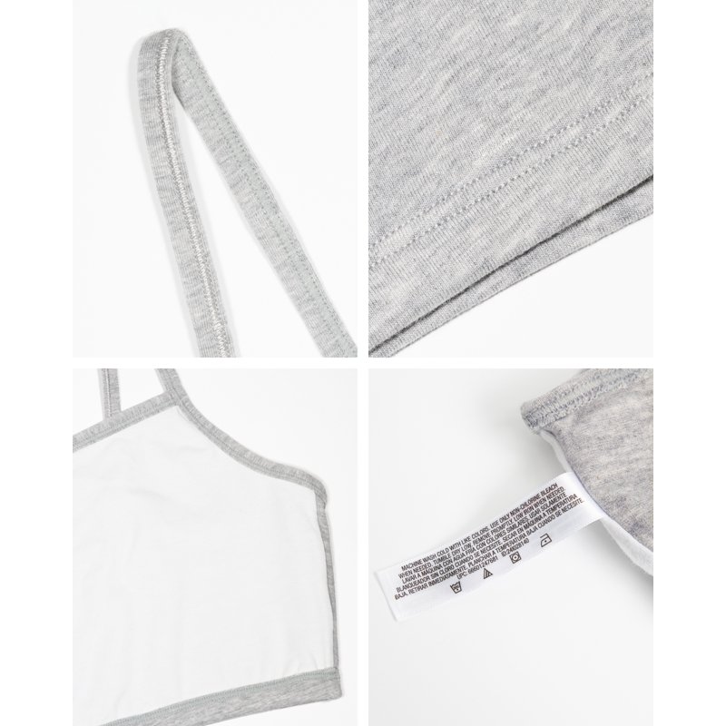 Fruit Of The Loom Girl's Spaghetti Strap Sports Bra 6-Pack