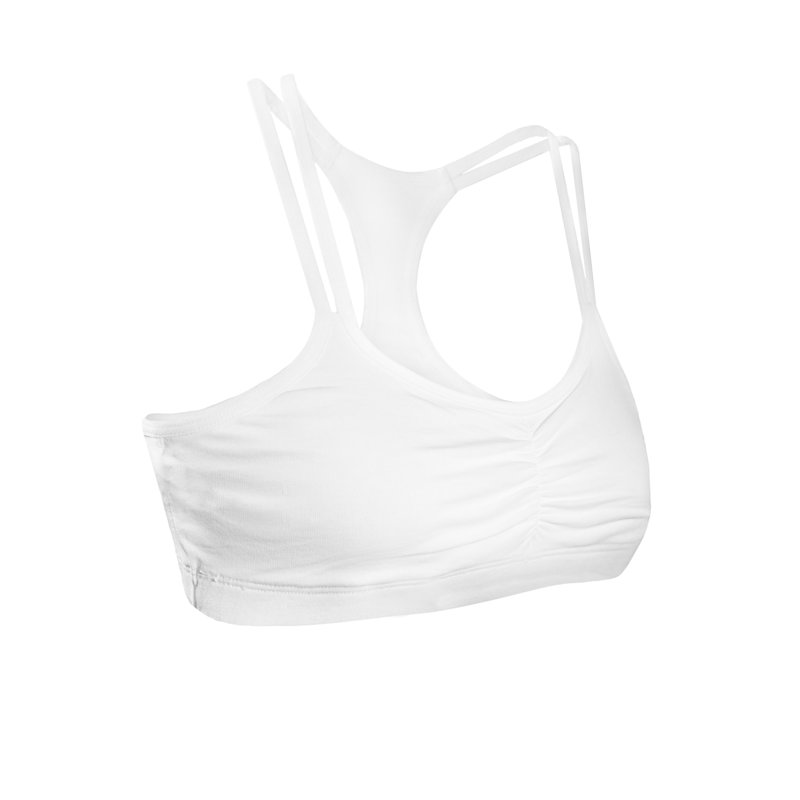 Fruit Of The Loom Girls Pull Over Cotton Racerback Sports Bra 3-Pack Sizes 28-38
