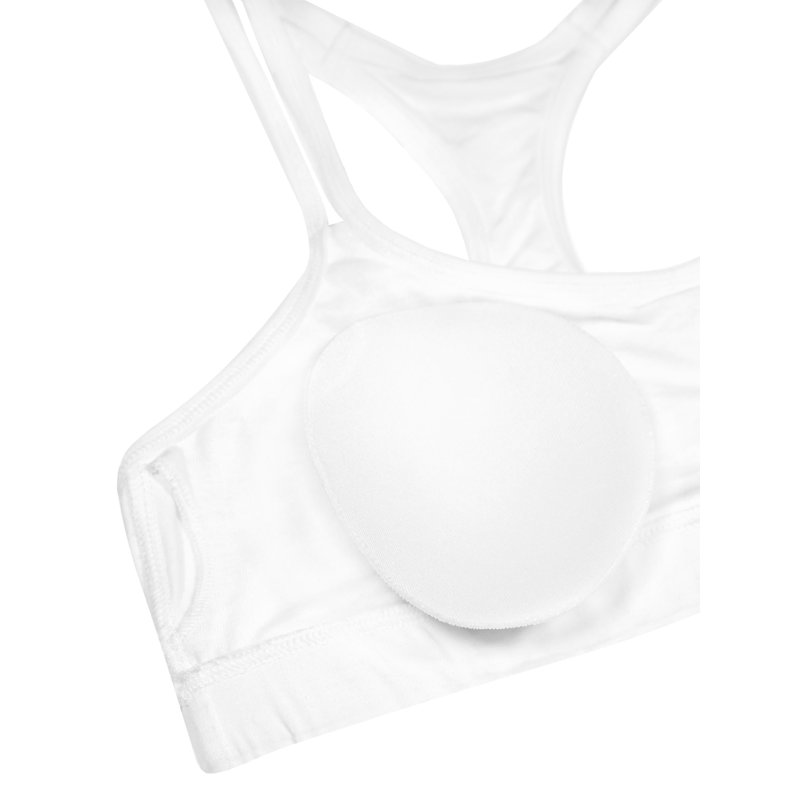 Fruit Of The Loom Girls Pull Over Cotton Racerback Sports Bra 3-Pack Sizes 28-38