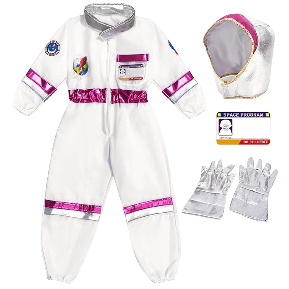 Fshinging Boys Pullover Hoodie And Pants Outfit Set Spaceman Astronaut Gloves Holiday Party Cosmonaut Performance Jogger Pants Set Size 6-7 Years