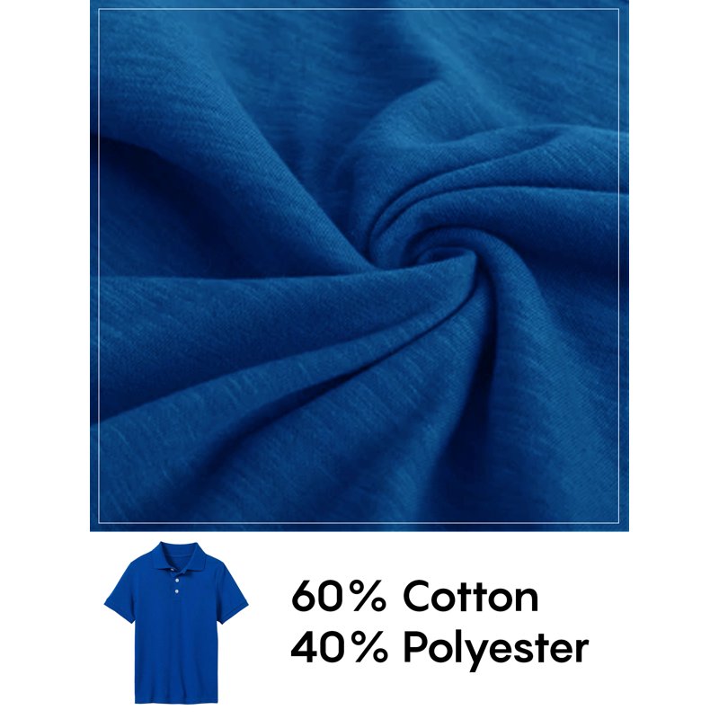 Galaxy By Harvic Boys School Uniform Polo (Little Boys & Big Boys)