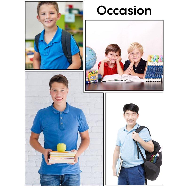 Galaxy By Harvic Boys School Uniform Polo (Little Boys & Big Boys)