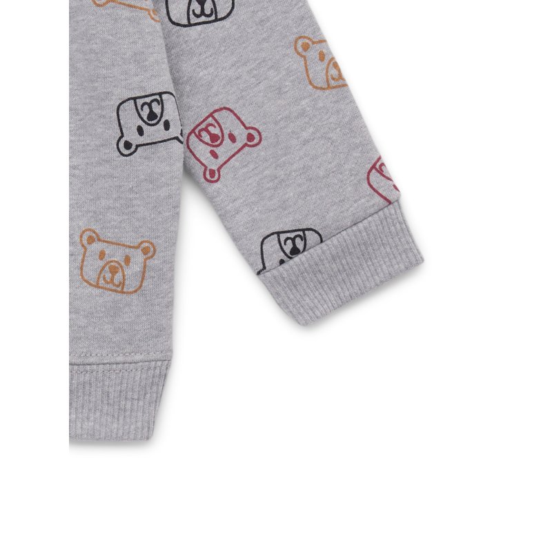 Garanimals Baby Boys Printed Fleece Sweatshirt With Long Sleeves Sizes 6-24 Months