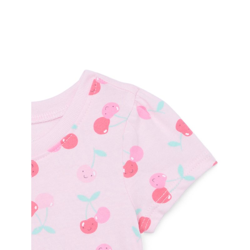 Garanimals Baby Girl Short Sleeve Print Jersey Dress Sizes 0-24 Months