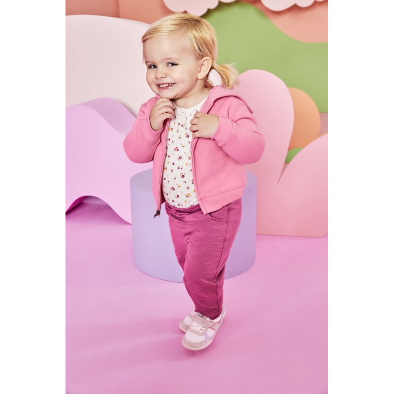 Garanimals Baby Girl Zip Up Butter Fleece Hoodie Sizes 0-24 Months