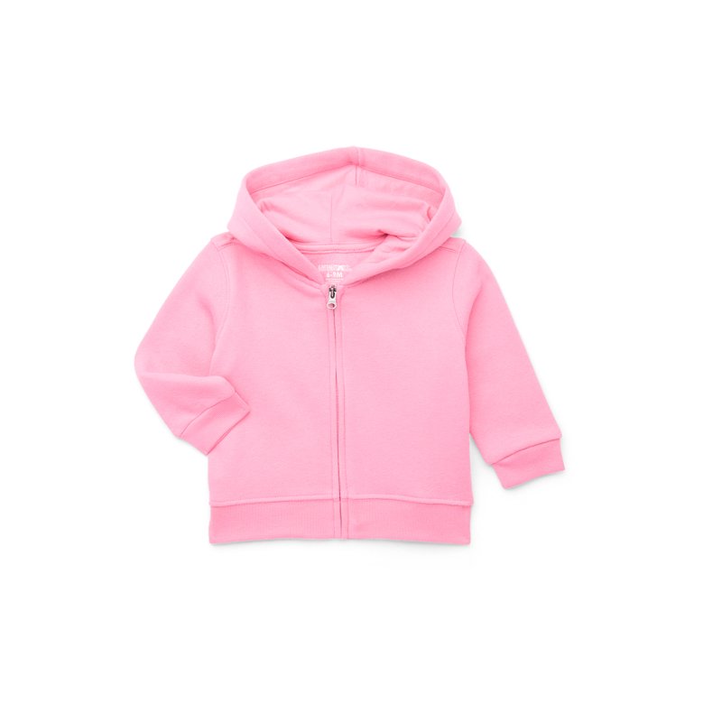 Garanimals Baby Girl Zip Up Butter Fleece Hoodie Sizes 0-24 Months