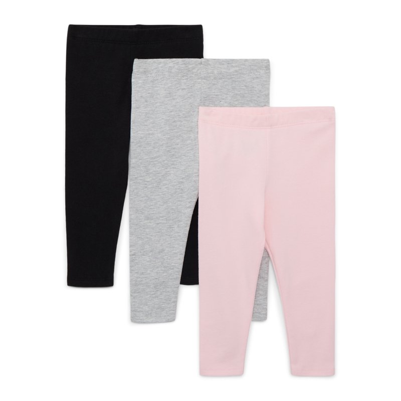 Garanimals Baby Girls Jersey Leggings 3-Pack Sizes 0M-24M