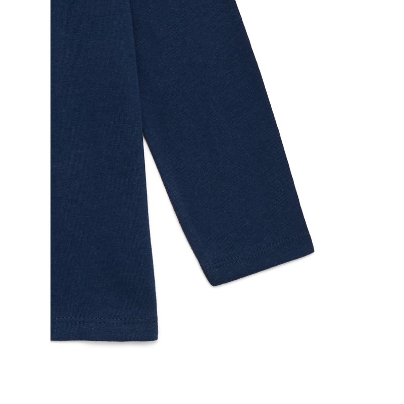 Garanimals Toddler Boy Long Sleeve Brushed Jersey Solid T-Shirt Sizes 18M-5T