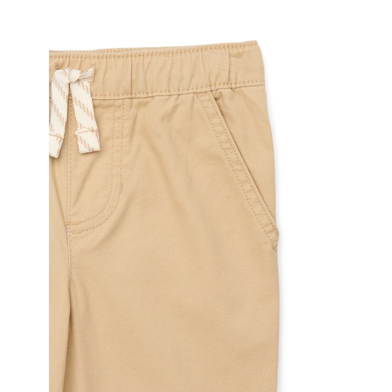 Garanimals Toddler Boys Waffle Henley Top And Twill Joggers Outfit Set 2-Piece Sizes 18M-5T