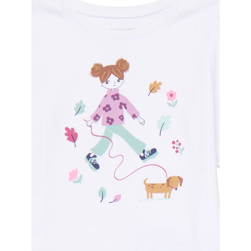 Garanimals Toddler Girl 2-Piece Long Sleeve Tee And Legging Outfit Set Sizes 18M-5T