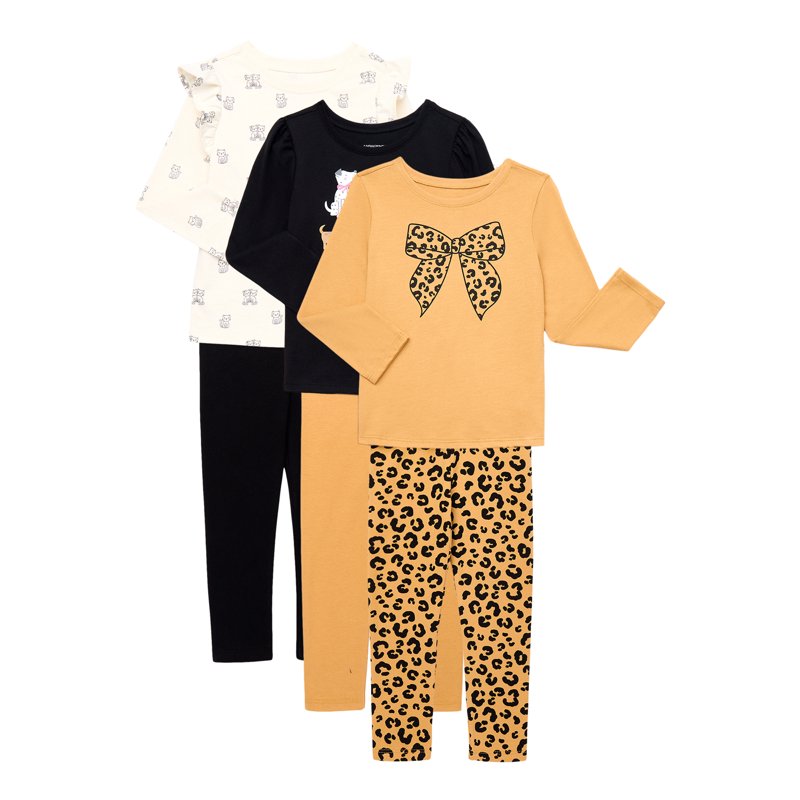 Garanimals Toddler Girl 6-Piece Mix and Match Outfit Kid-Pack Sizes 18M-5T