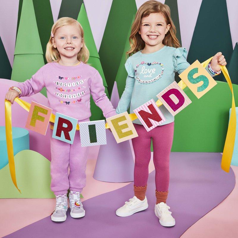 Garanimals Toddler Girl Graphic Fleece Sweatshirt With Long Sleeves Sizes 2T-5T