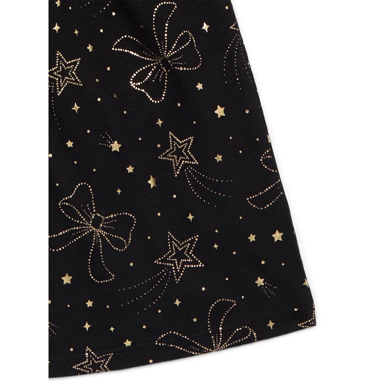 Garanimals Toddler Girl Holiday Long Sleeve Elastic Cuff Knit Dress Sizes 12M-5T