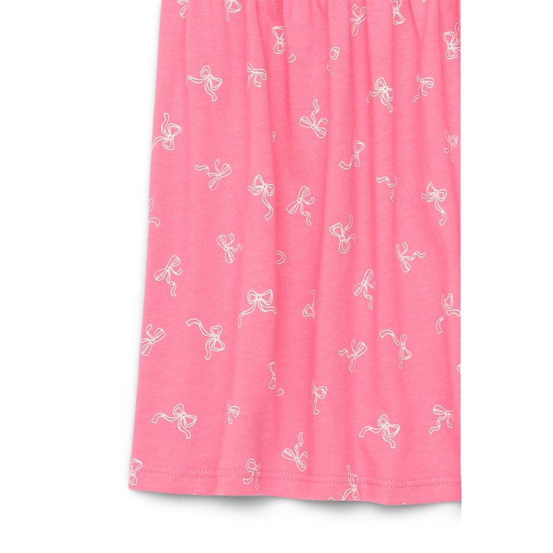 Garanimals Toddler Girl Long Sleeve Printed Dress With Ruffle Shoulders Sizes 18M-5T