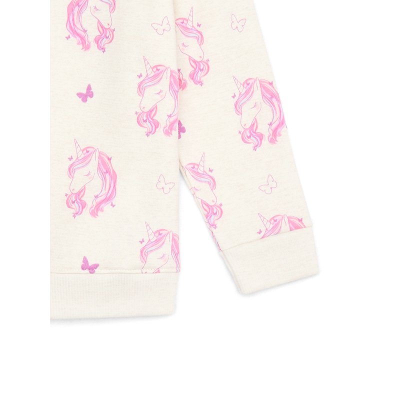 Garanimals Toddler Girl Printed Fleece Sweatshirt With Long Sleeves Sizes 2T-5T