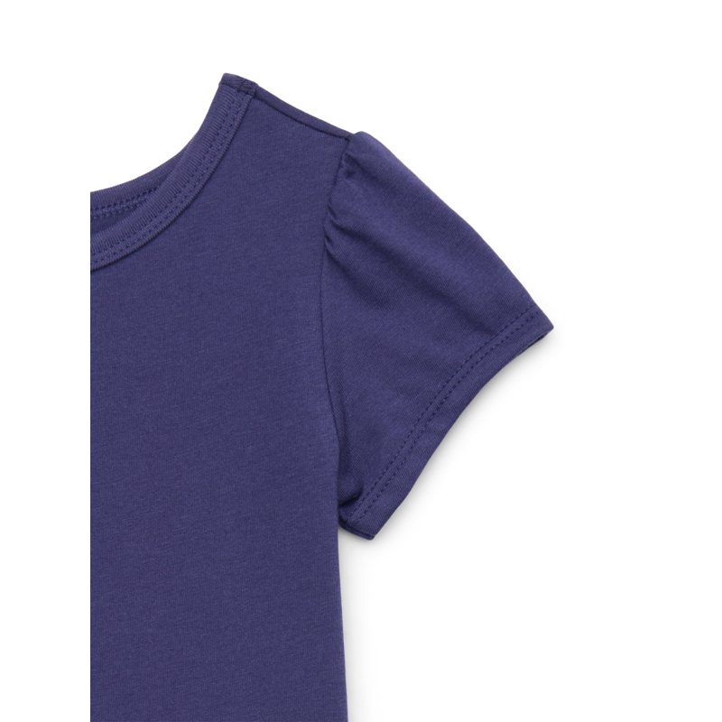 Garanimals Toddler Girl Short Puff Sleeve Solid T-Shirt Sizes 18M-5T