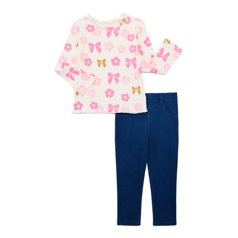 Garanimals Toddler Girls Mix And Match Outfit Set 8-Piece Sizes 18M-5T