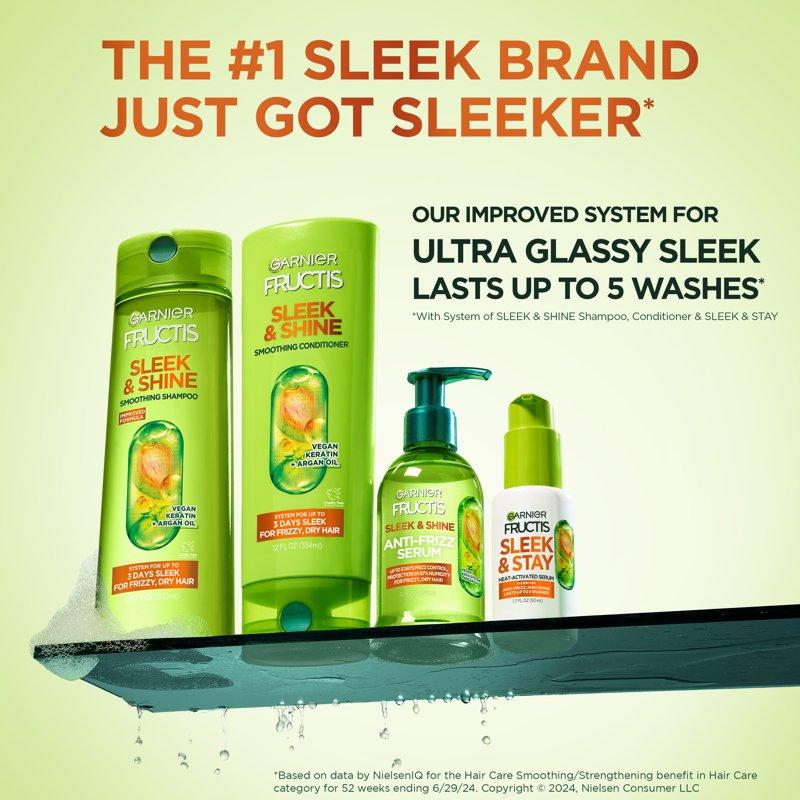 Garnier Fructis Sleek And Shine Smoothing Conditioner With Argan Oil 33.8 Fl Oz