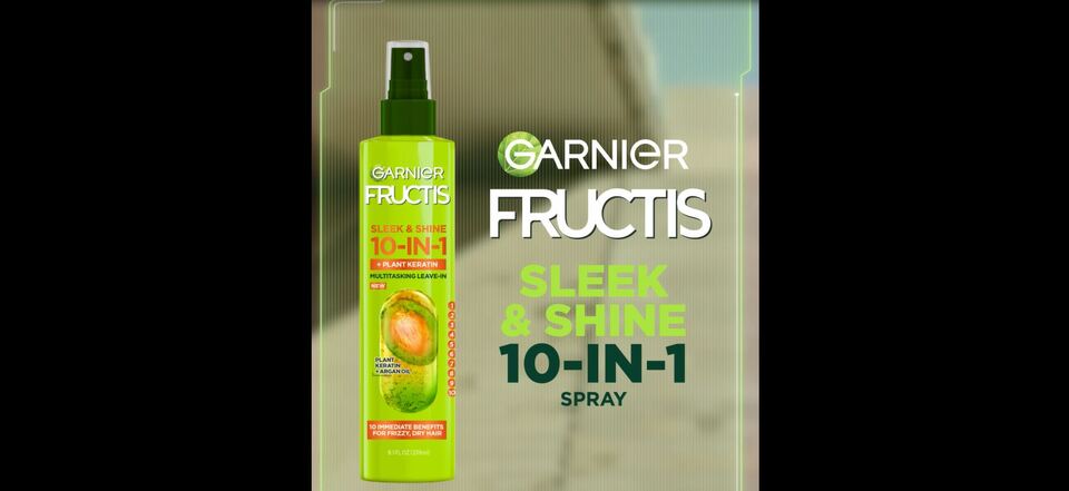 Garnier Fructis Sleek & Shine Conditioner For Frizzy Dry Hair 3 Fl Oz