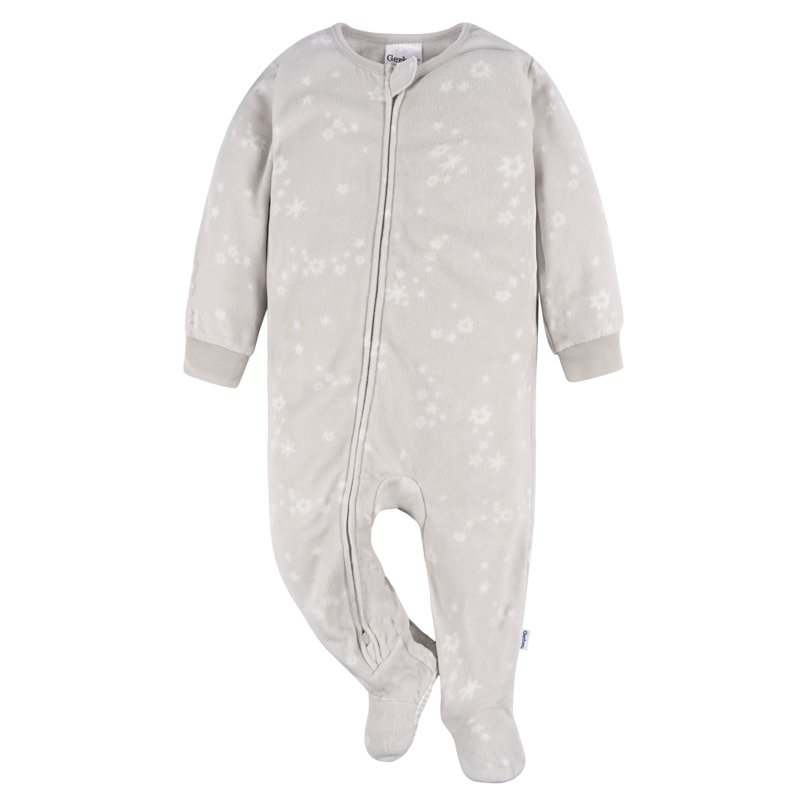 Gerber Baby And Toddler Neutral Microfleece Blanket Sleeper Pajamas 3-Pack Sizes 0/3M-5T