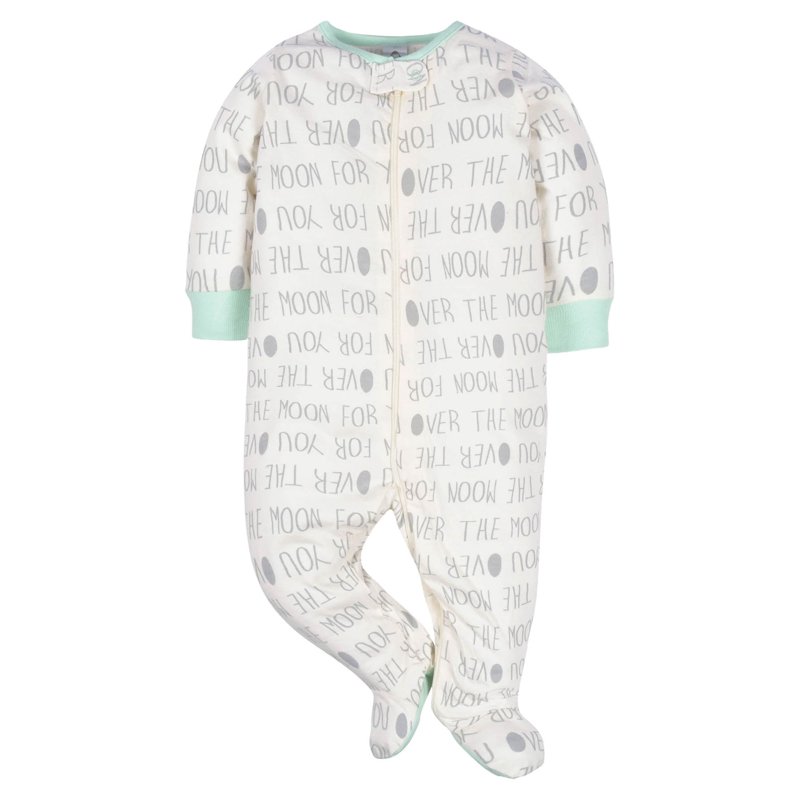 Gerber Baby Boy Or Girl Gender Neutral Sleep 'n Play Footed Pajamas 4-Pack