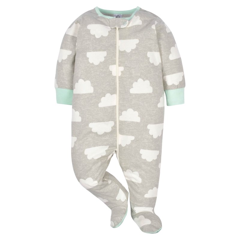 Gerber Baby Boy Or Girl Gender Neutral Sleep 'n Play Footed Pajamas 4-Pack