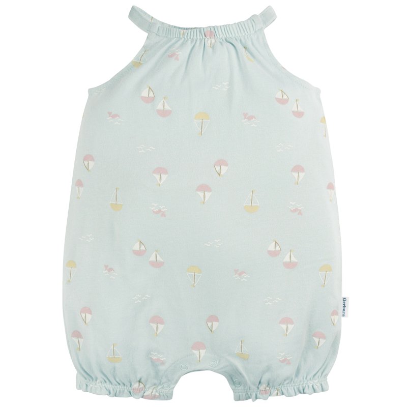 Gerber Baby Girl Rompers 2-Pack Sizes 0/3 Months - 24 Months