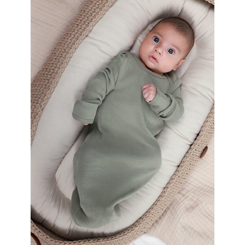 Gerber Baby Neutral Long Sleeve Gowns 3-Pack Sizes Newborn - 0/3 Months