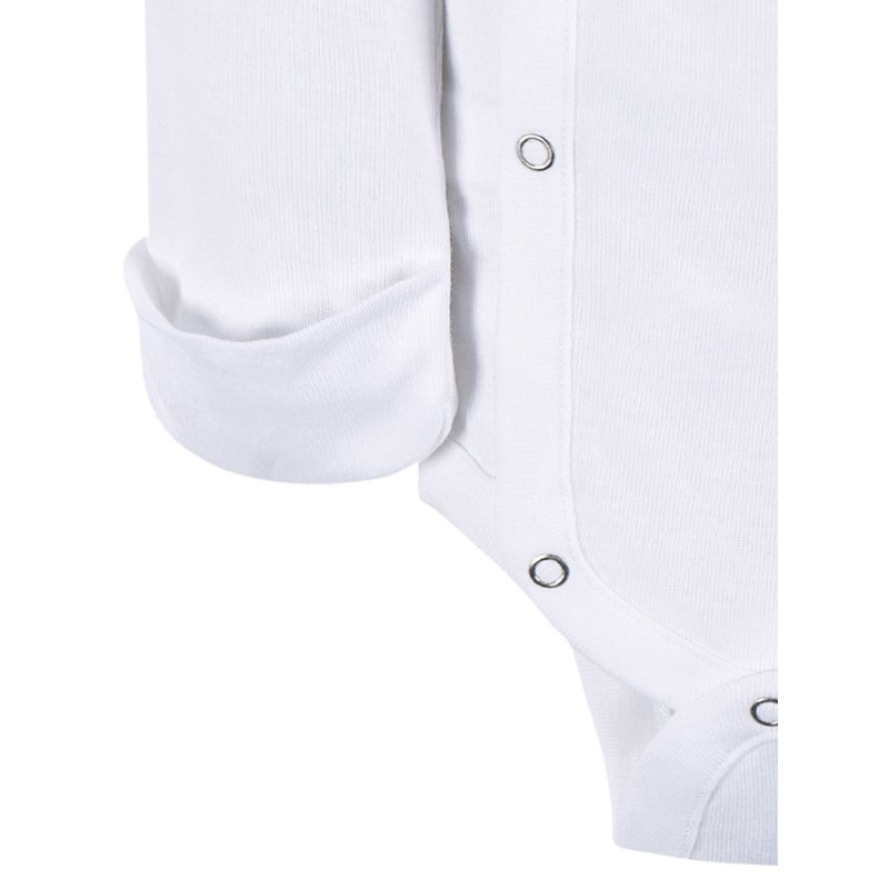 Gerber Baby Unisex Leisure White Sidesnap Cotton Bodysuit 3-Pack Sizes 0/3 Months-3/6 Months
