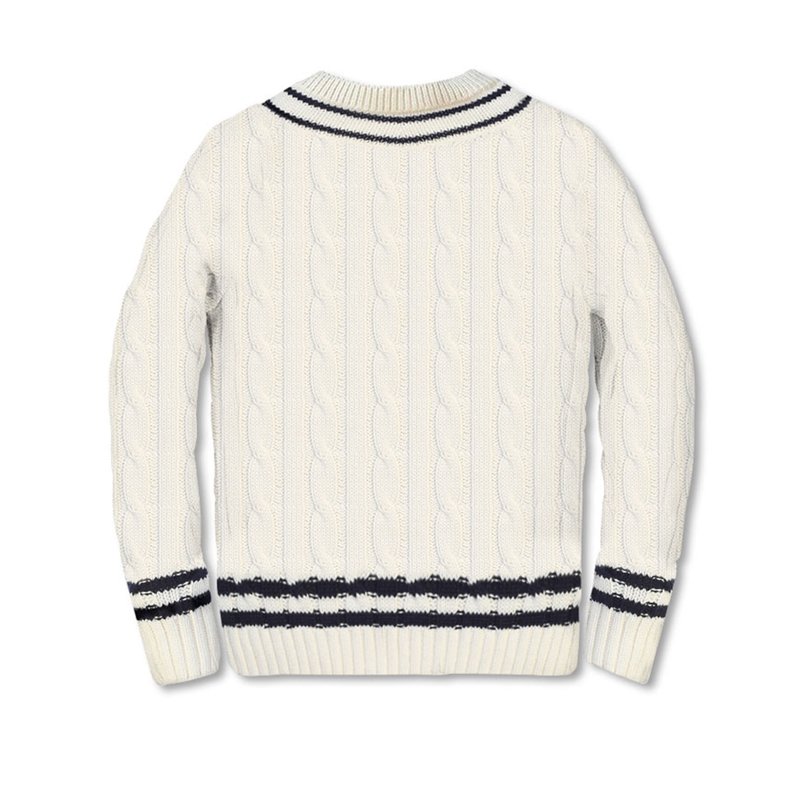 Gioberti Kids And Boys 100% Cotton V-Neck Cable Knit Sweater