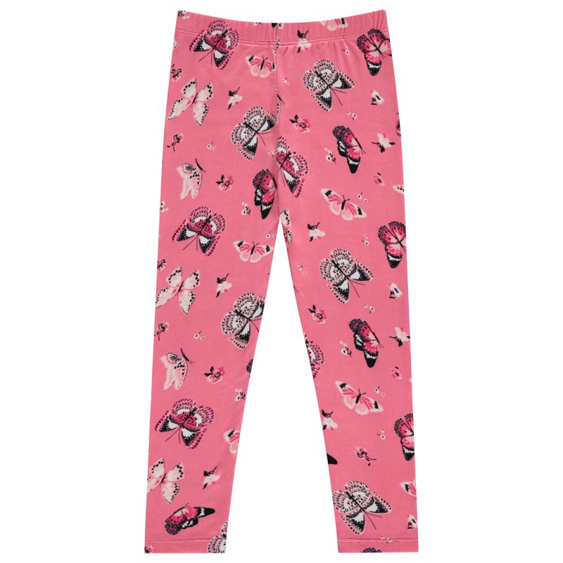 Girls' 4-Pack Fleece Lined Leggings: Whimsical Wonderland Of Styles In Sizes 4-16 Unicorns Flowers & Hearts Galore VIOLE 12
