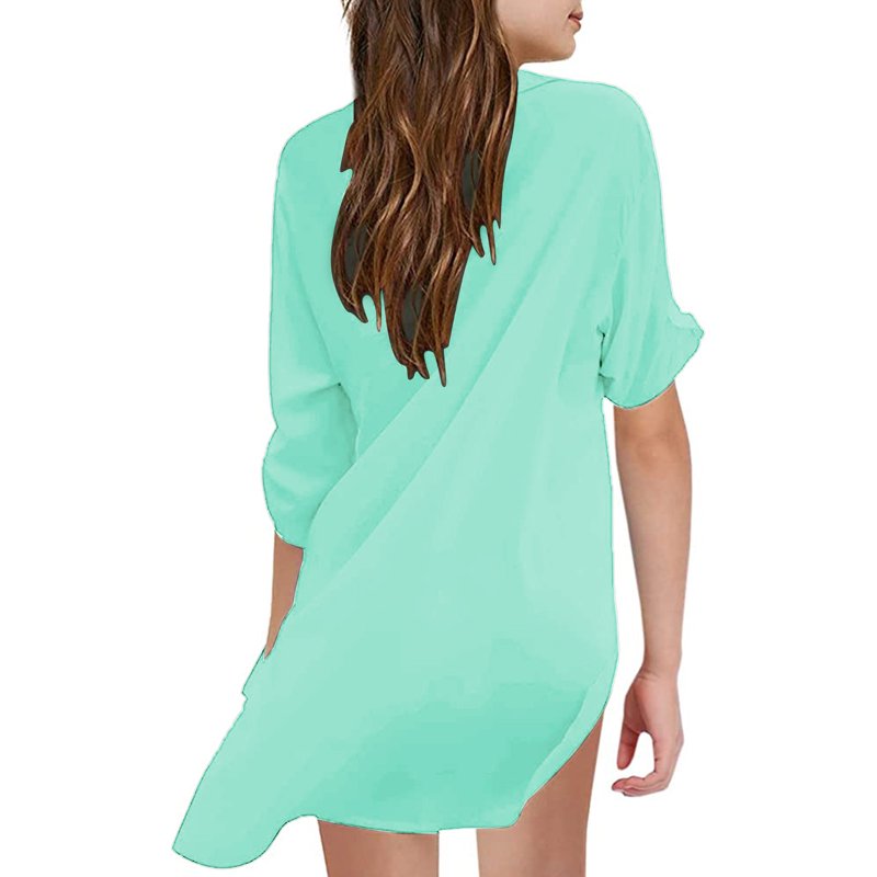 Girls' Chiffon Swimsuit Cover Up - For Beach Pool Vacations Different Ages Sizes Available