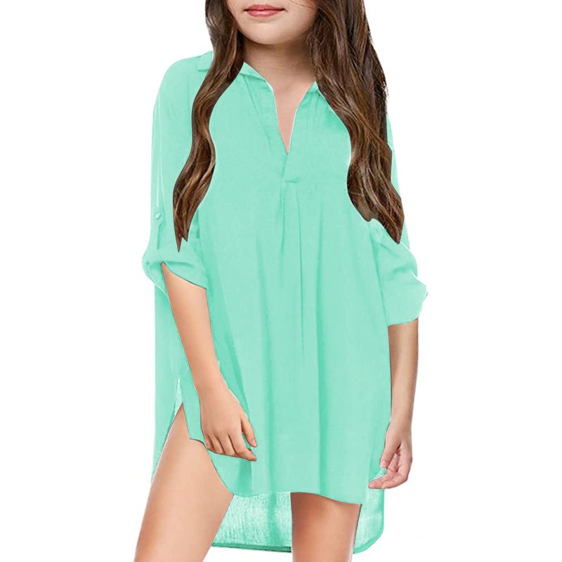 Girls' Chiffon Swimsuit Cover Up - for Beach Pool Vacations Different Ages Sizes Available